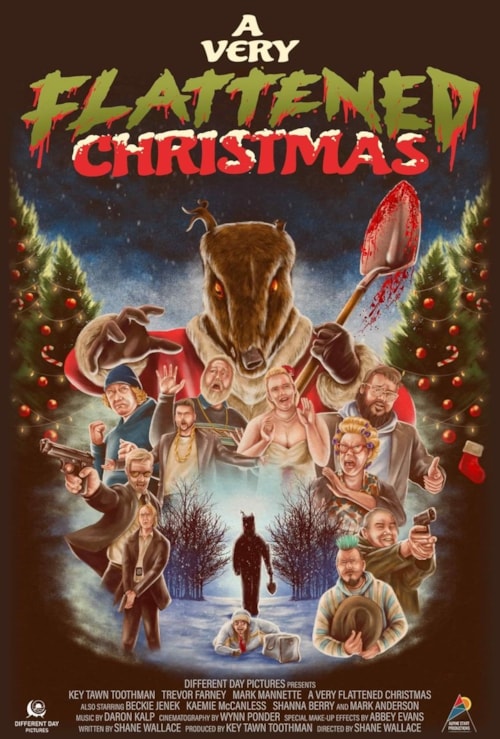 A Very Flattened Christmas poster